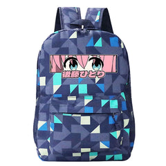 Bocchi The Rock Teenager Backpacks Cartoon Canvas Student Schoolbags