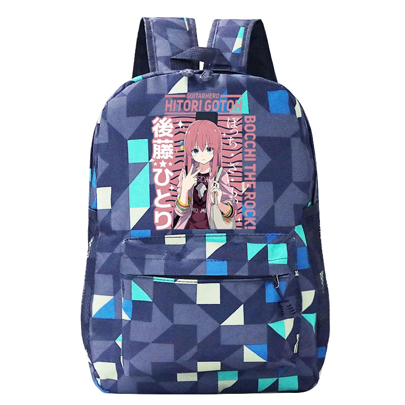 Bocchi The Rock Teens Backpacks Hot Harajuku Schoolbags