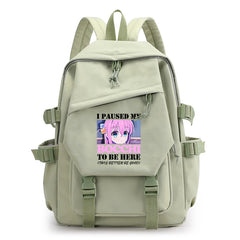 Bocchi The Rock Zip Anti-theft School Bags High Bag Women Light Travel Bags