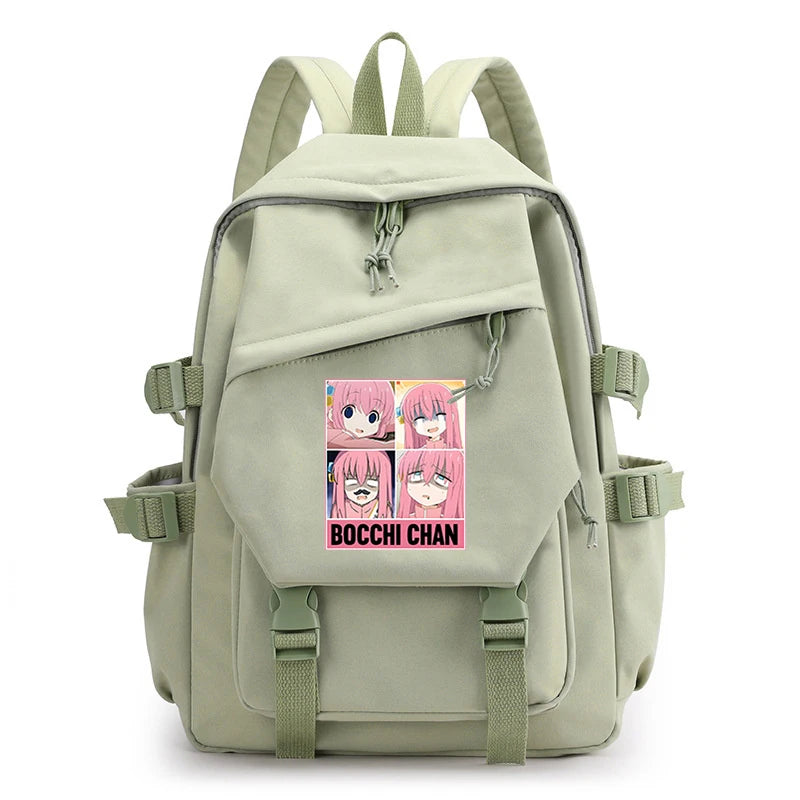 Bocchi The Rock Zip Anti-theft School Bags High Bag Women Light Travel Bags