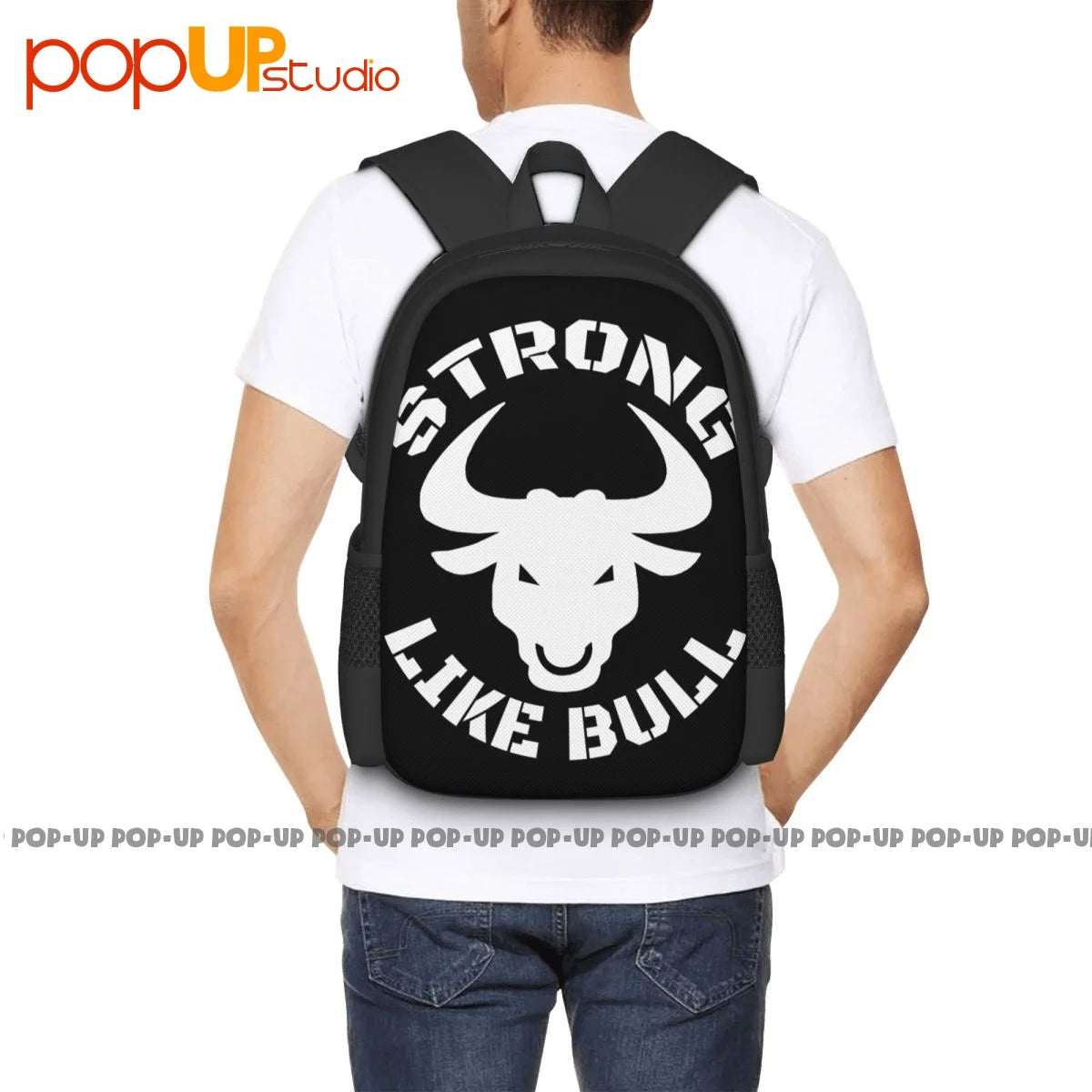 Bodybuilding Powerlifting Strong Like Bull Backpack Large Capacity Hot