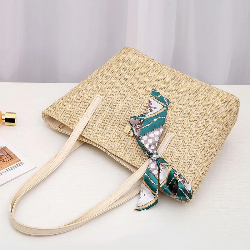 Bohemia Straw Women Handbags Large Capacity Tote Beach Bag
