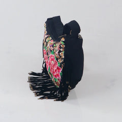Bohemian Embroidery Flower Bags Hipster Bag Fringe Tassel Women's Handbags
