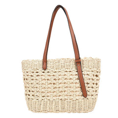 Boho Straw Shoulder Bag Women Beach Handbag Summer Totes