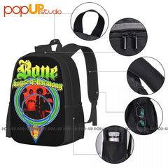 BTNH Vintage Art Print 3D Backpack Large Capacity