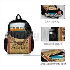 Paris Grain Sack Faux Outdoor Hiking Backpack