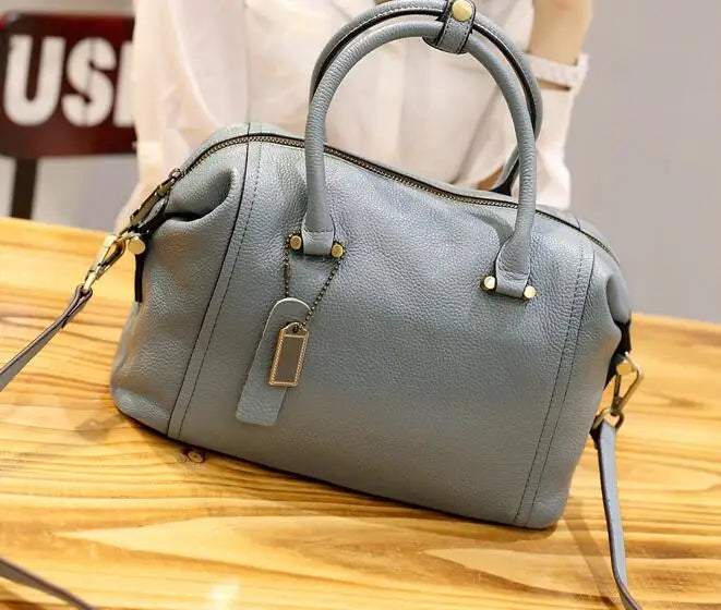 Boston Shoulder Crossbody Tote Bag for Women Leather Handbags Women Messenger Ba