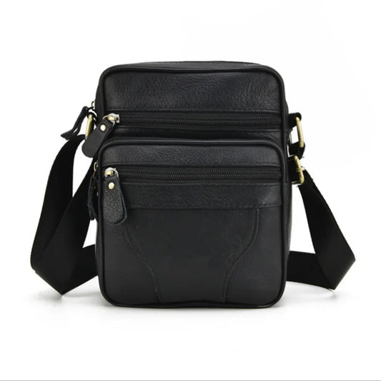 Men's Leather Business Bag Shoulder Purse Messenger Crossbody