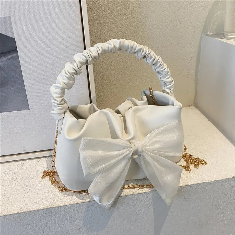 Bowknot Bag Women's Small Square Bag