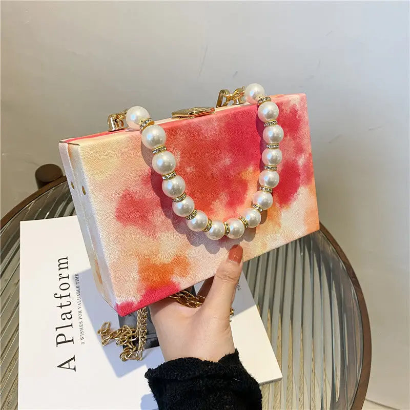 Women Tie-dyed Shoulder Bag Euro-America Style Handbag