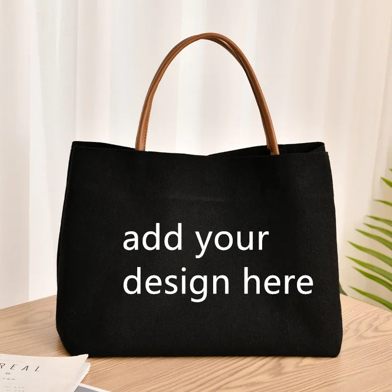 Custom Boy Mama Tote Bag Baby Shower Mom Canvas Beach Shopping Travel Lunch Bag