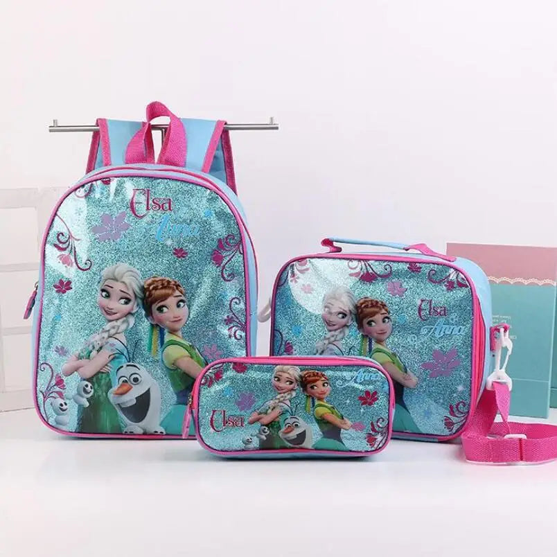 Boys School Bag + Lunch Box + Pencil