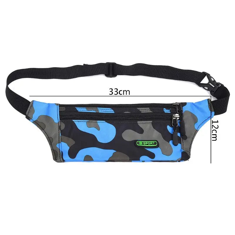 Kids Camouflage Fanny Pack Travel Money Waist Belt Holiday Pouch