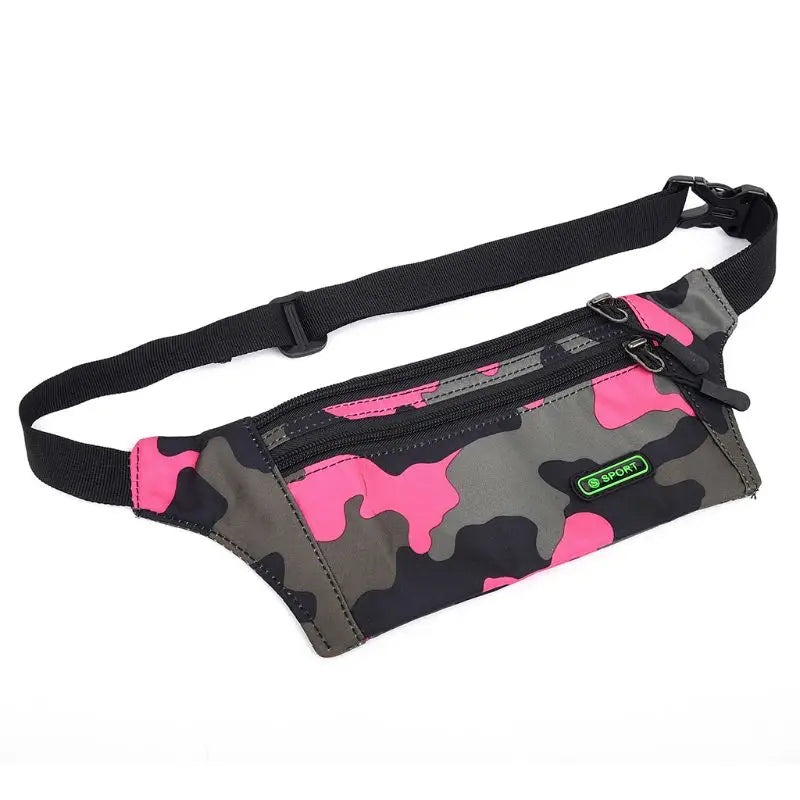 Kids Camouflage Fanny Pack Travel Money Waist Belt Holiday Pouch