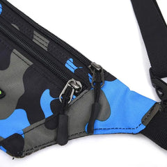 Kids Camouflage Fanny Pack Travel Money Waist Belt Holiday Pouch