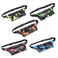 Kids Camouflage Fanny Pack Travel Money Waist Belt Holiday Pouch