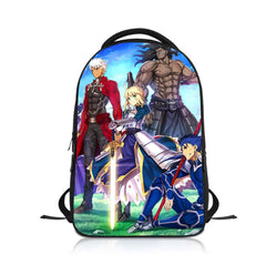 Anime fate stay night Students Backpack School Bag Children Cartoon Knapsack
