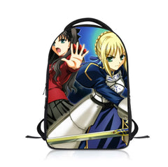 Anime fate stay night Students Backpack School Bag Children Cartoon Knapsack