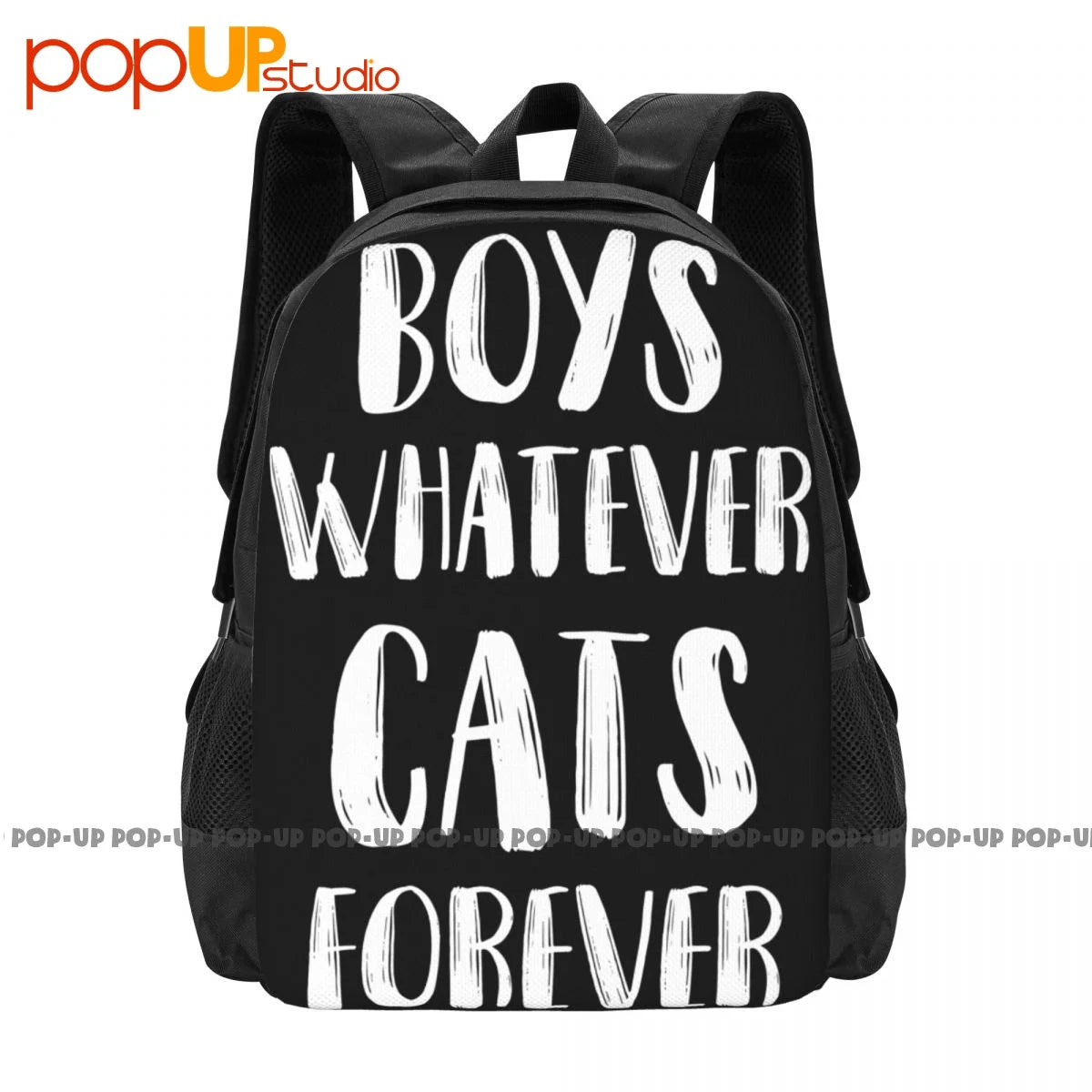 Funny Cat Lover Backpack Large Capacity Shoe Bag Gym Bag