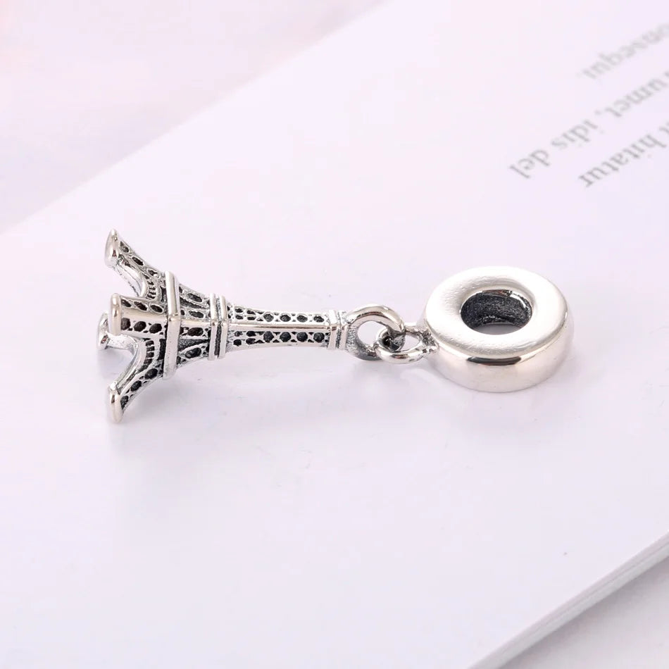 Eiffel Tower Charm Dangle for Women Bracelet Bangle