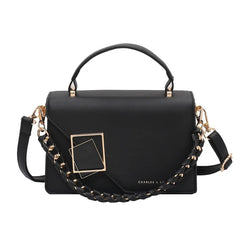 Braided Chain Women Handbags Small PU Leather Crossbody Bags For Female