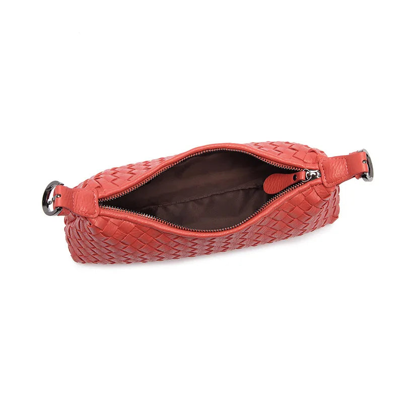 Large Capacity Woven Hobos Bag Totes Women's Shoulder Handbags Female Clutch