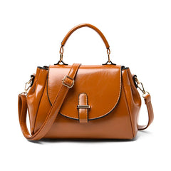 Vintage Leather Crossbody Bag for Women