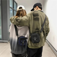 Small Couple Shoulder Messenger Bag Unisex Crossbody Bag