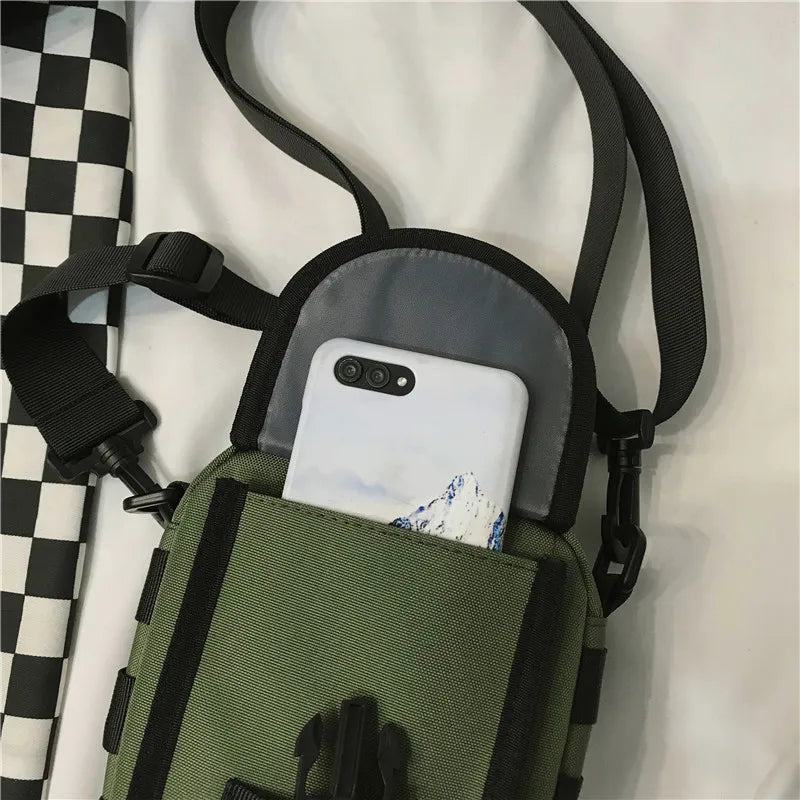 Small Couple Shoulder Messenger Bag Unisex Crossbody Bag