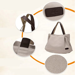 Canvas Tote Bag Women Casual Handbag Shopping Shoulder Bag Large Capacity