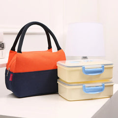 Canvas Lunch Bag Insulated Thermal Lunch Tote for Women Kids School