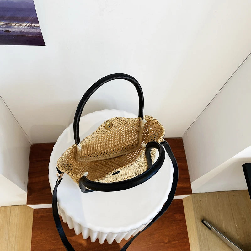 Bohemian Weave Tote Bag Summer Shoulder Crossbody Beach Handbag