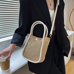 Bohemian Weave Tote Bag Summer Shoulder Crossbody Beach Handbag