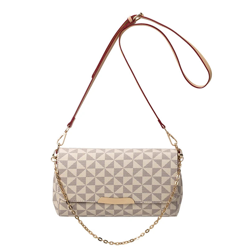 Women Leather Crossbody Handbag Fashion Messenger Clutch Shoulder Bag