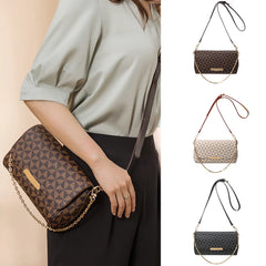 Women Leather Crossbody Handbag Fashion Messenger Clutch Shoulder Bag