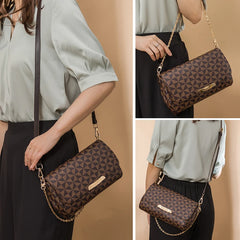 Women Leather Crossbody Handbag Fashion Messenger Clutch Shoulder Bag