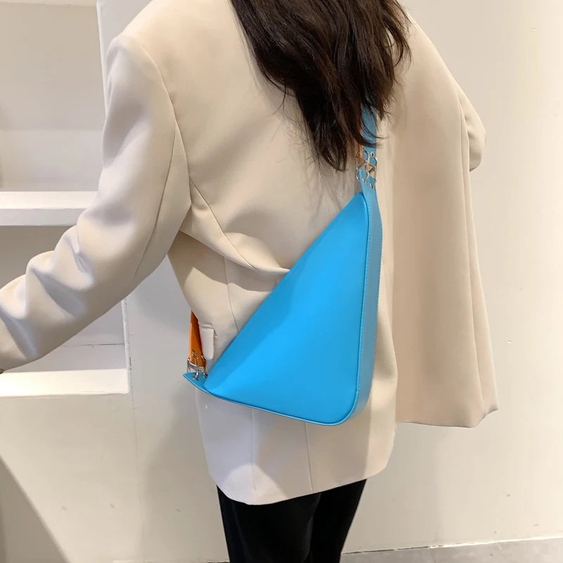 Green PU Leather Women Messenger Bag Crossbody Shoulder Saddle Clutch Handbag