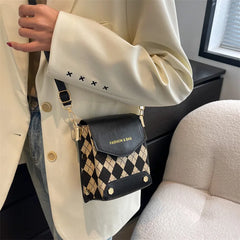 Retro PU Leather Crossbody Bag for Women Girls