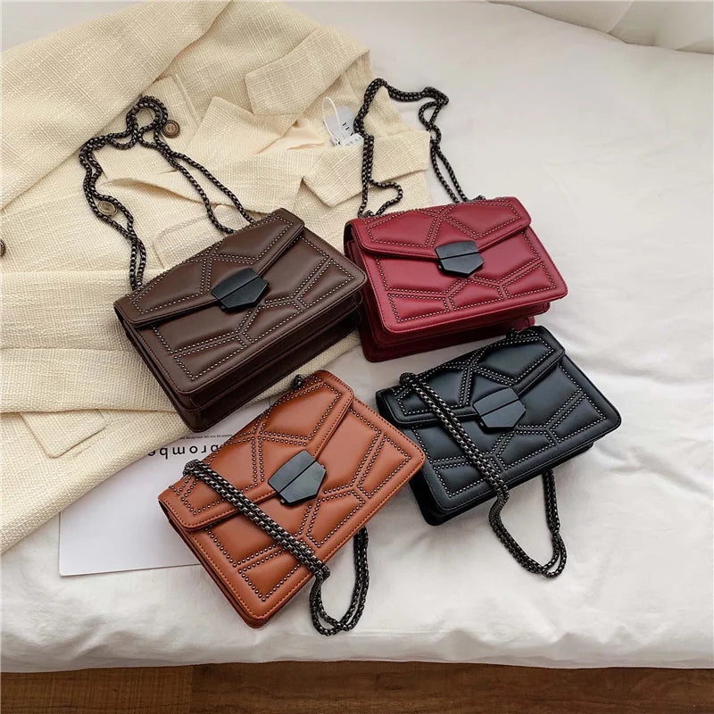Chain Shoulder Bag Women Crossbody Flap Purse Handbag