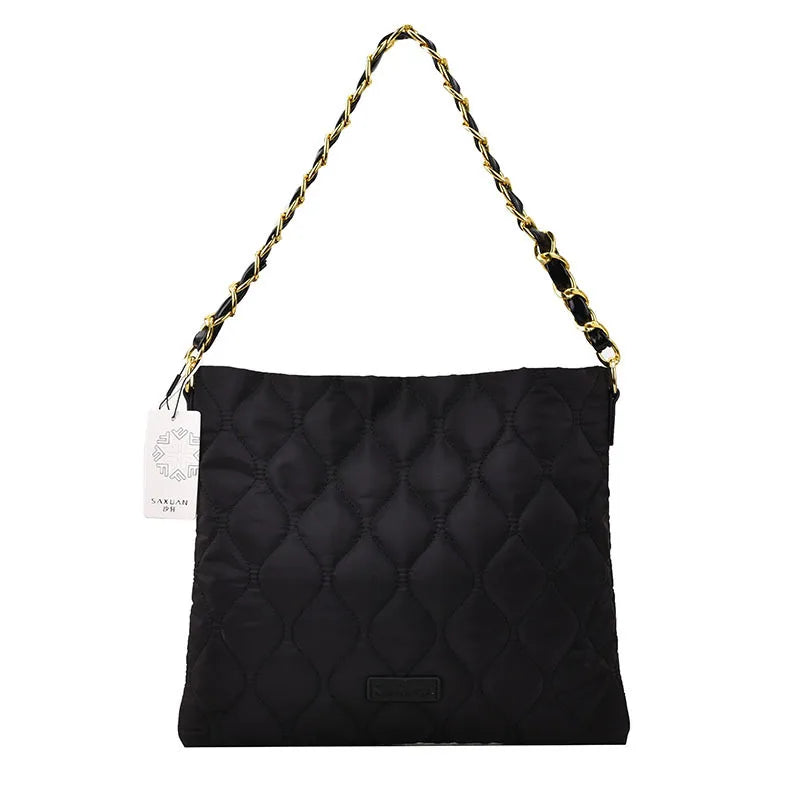 Canvas Women's Shoulder Bag Chain Crossbody Bag