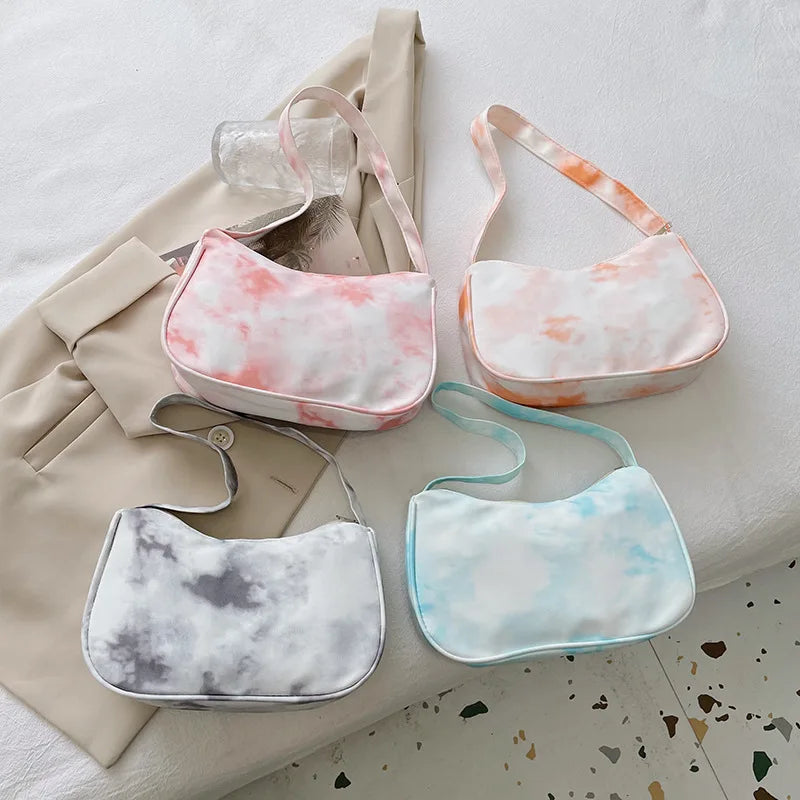 Canvas Women's Shoulder Bag Retro Handbag Small Square Crossbody Bag
