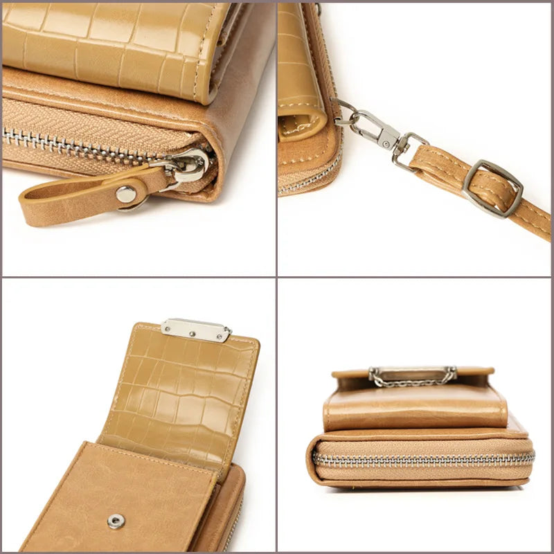 Chain Small Shoulder Bags For Women PU Leather Ladies Crossbody Messenger Purse