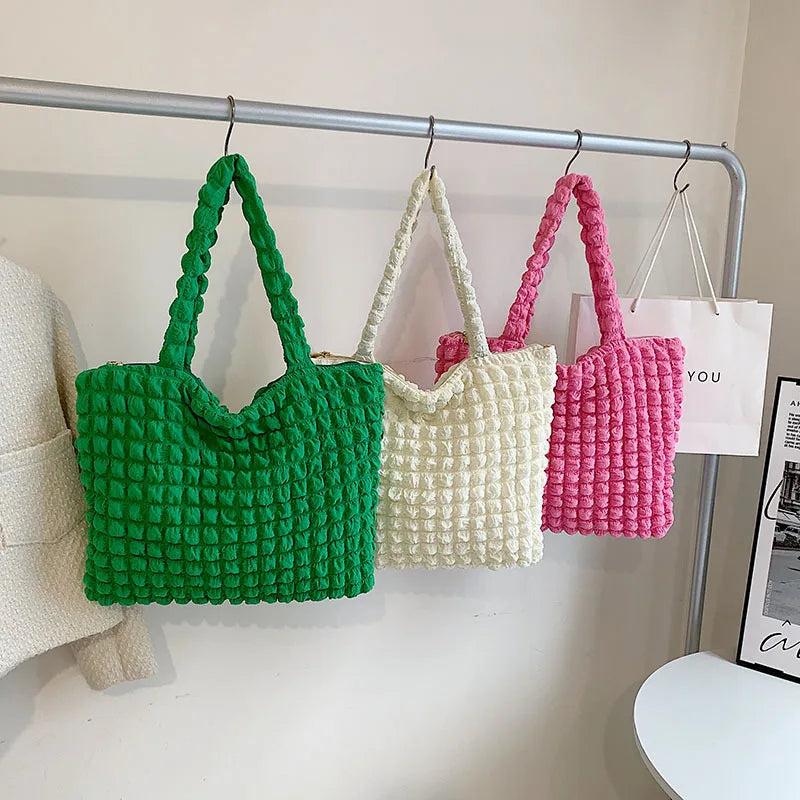 Cotton Women's Shoulder Bag Crossbody Bag Large Flap Handbag