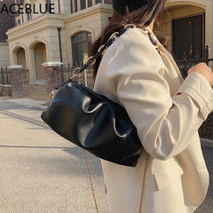 Women's Golden Chain Small Crossbody Bag Travel Shoulder Handbags