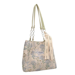 Floral Print Shoulder Bag Chain Crossbody Handbag