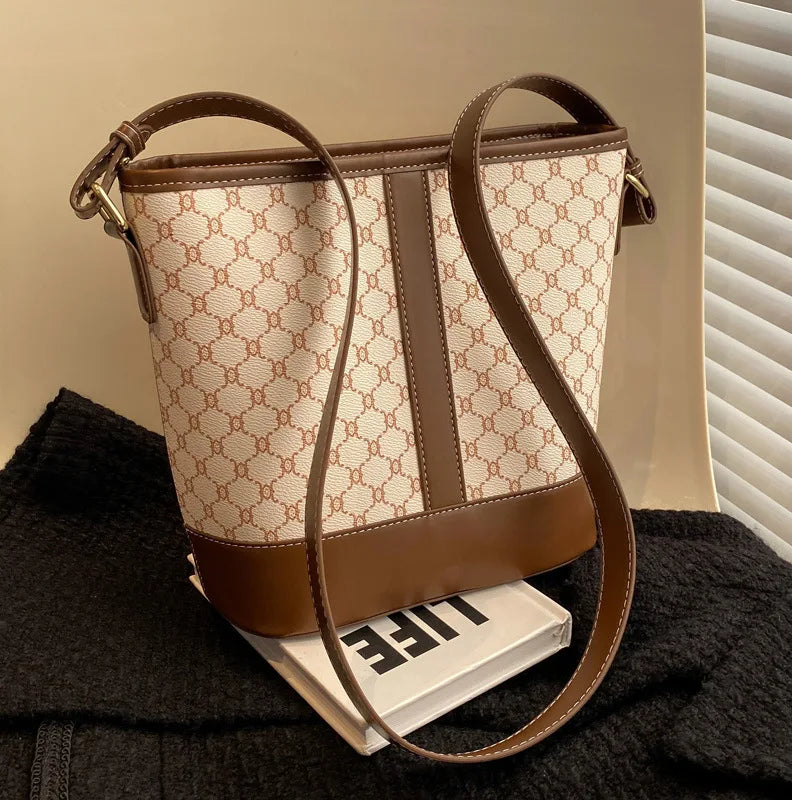 Floral Print Shoulder Bag Crossbody Handbag
