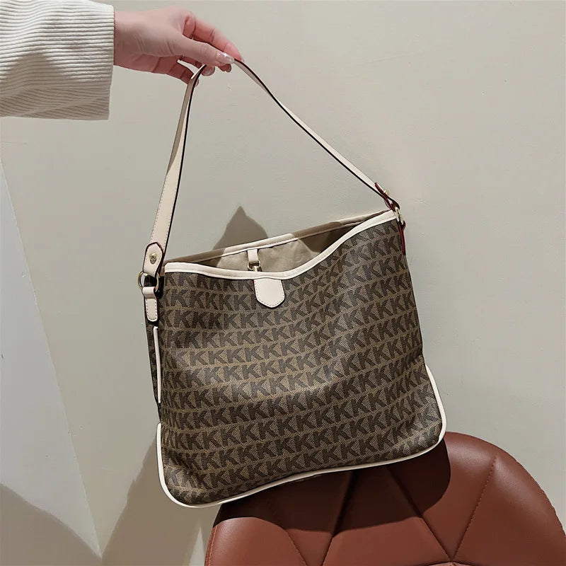 Floral Print Women's Shoulder Bag Handbag Large Square Crossbody Bag