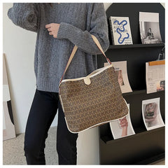 Floral Print Women's Shoulder Bag Handbag Large Square Crossbody Bag