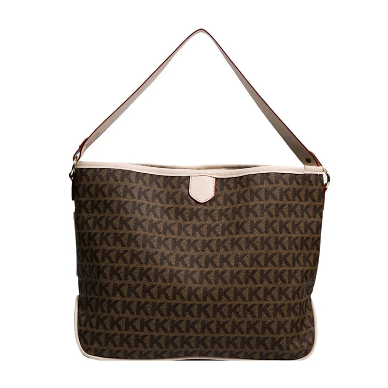 Floral Print Women's Shoulder Bag Handbag Large Square Crossbody Bag