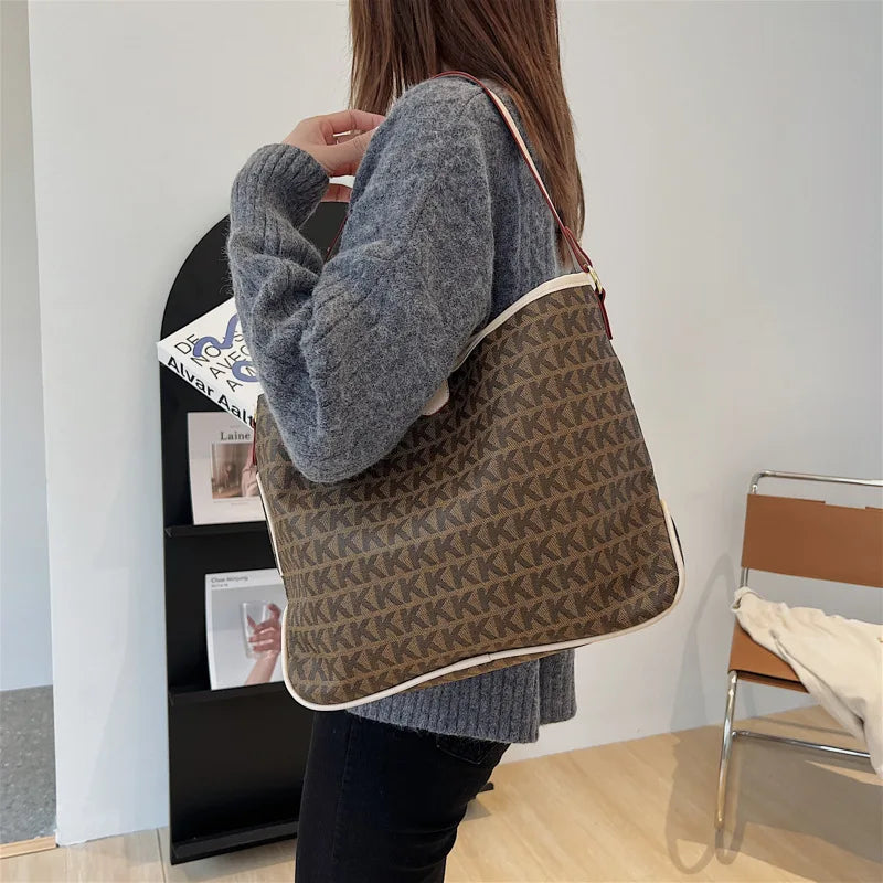 Floral Print Women's Shoulder Bag Handbag Large Square Crossbody Bag